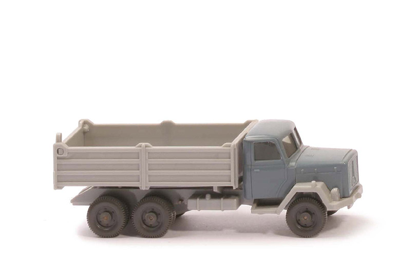 Magirus Saturn Hochpritschenkipper - FH graublau, PR, CH silbergrau - 424/5f