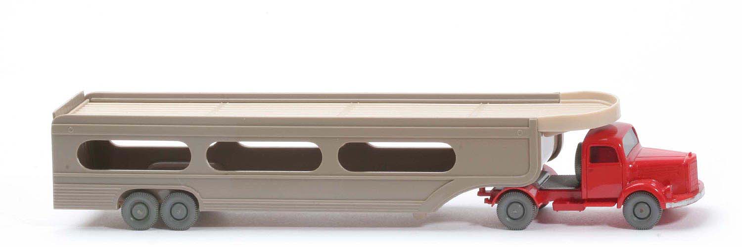 MB L 3500 S PKW-Transporter - ZM rot,  Aufl. graubeige/Deck rotelfenbein - 580/7 ?