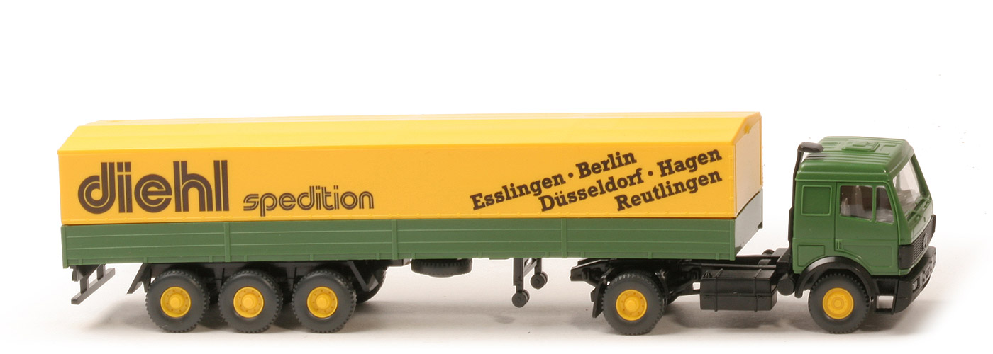 MB 1748 LS Pritschen-Sattelzug - Diehl-Spedition - 511/3
