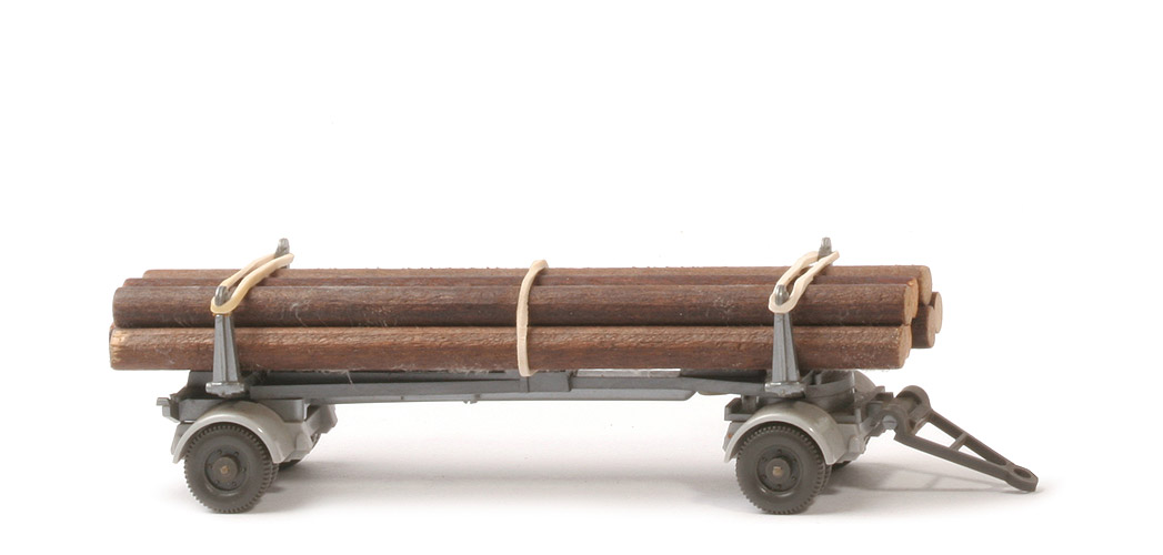 Langholzanhänger (Typ 2) - Kotflügel silbergrau, Aufbau silbern - 391/6f