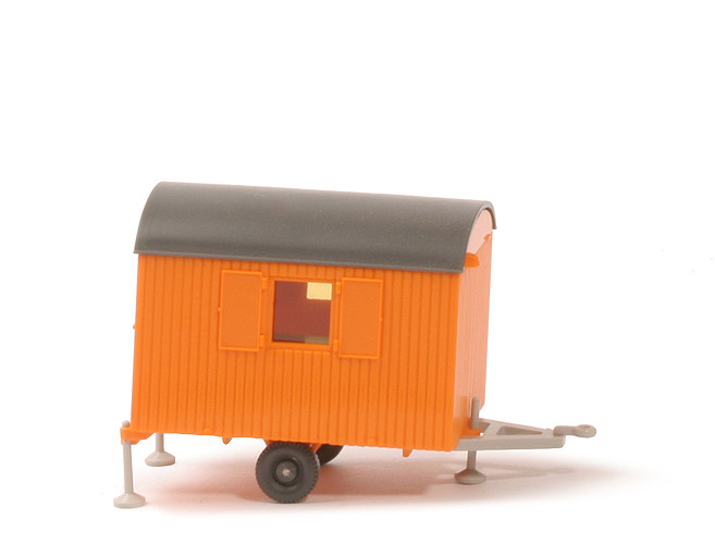 Bauwagen - Aufbau orangegelb, Dach anthrazit - 656/2b