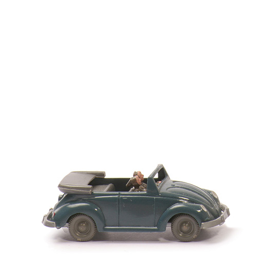 VW Käfer Cabrio mit Frontrahmen - dunkelblaugrau - 33/1d