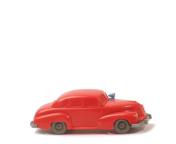Opel Kapitän 1951 uv, Brandmeister - Blaulicht auf Motorhaube - 600/4