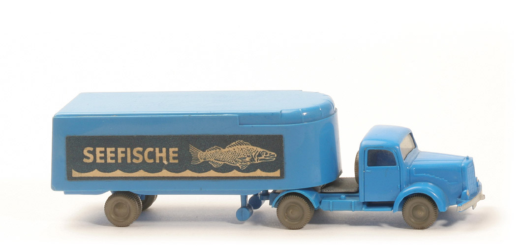 MB L 5000  S Alter Kühlsattelzug - Seefische alt - himmelblau / lichtblau - 520/17b