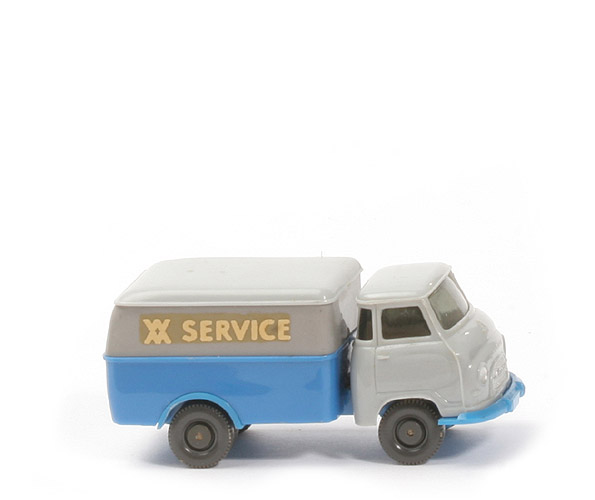 Hanomag Kurier, Kastenwagen - silbergrau - himmelblau - 344/1a