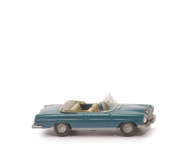 Mercedes 280 SE Cabrio - azurblau, BP 15 c - 153/4f
