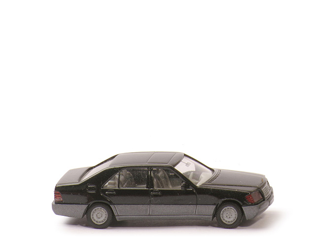 Mercedes 500 SEL - Mercedes: "Modellauto-Set 1991" - schwarz metallic Lack - Mercedes (54) 7