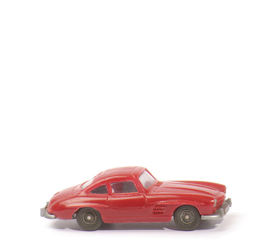 Mercedes 300 SL - hellbraunrot, Boden Struktur - 230/3e