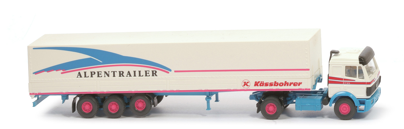 MB 1735 SK Pritschensattelzug 2/3 - Alpentrailer - 510/13a