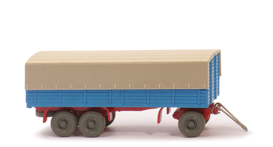 Dreiachsanhänger (Typ 1) - PR himmelblau, CH rot, BP WMiK - 481/2b