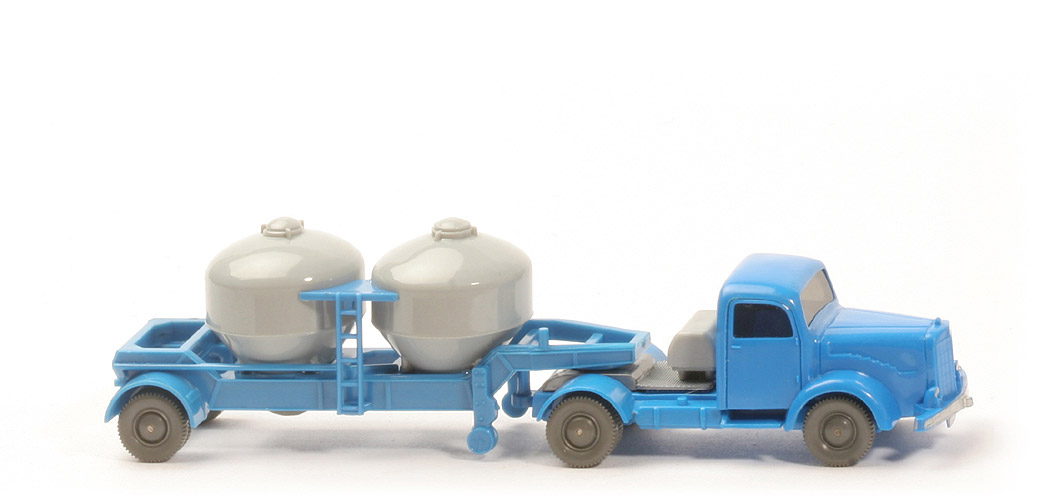 MB L 5000 S Zement-Sattelzug - himmelblau, AH geschlossen - 530/3?