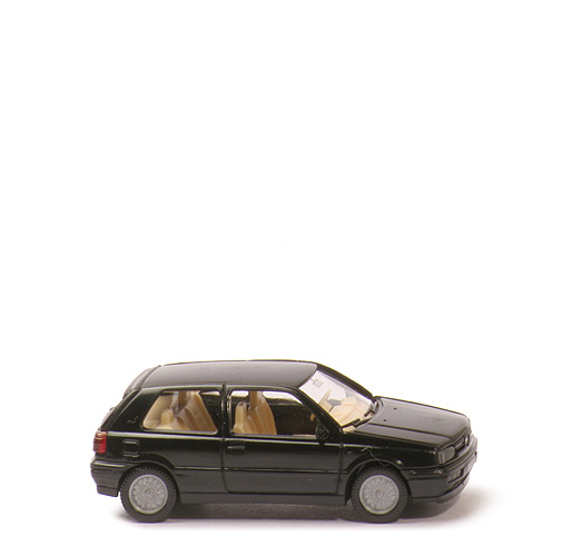 VW Golf III, 2-türig - Golf VR6, schwarz, Felgen multiple Speichen - Volkswagen (17) b
