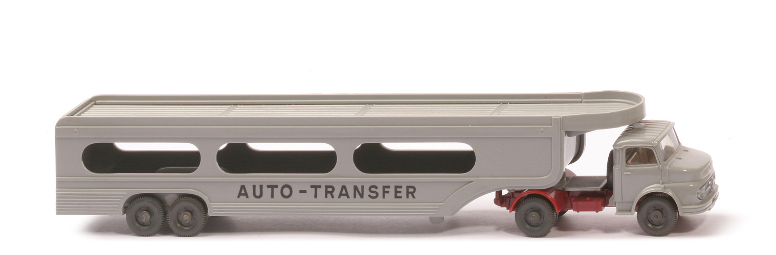 MB 1413 PKW-Transporter Auto-Transfer - FH platingrau, Aufl. platingrau, Druck schwarz - 580/12h