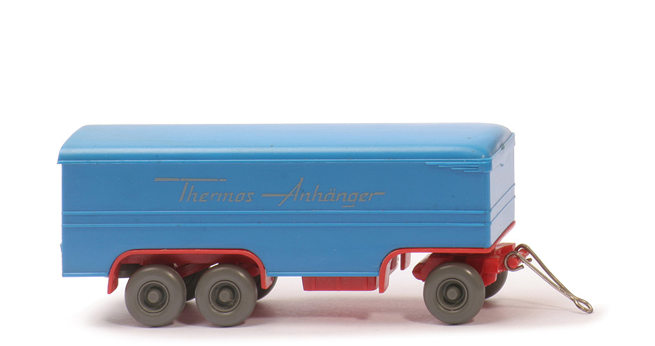 Thermos-Anhänger - Aufbau himmelblau, CH orangerot, BP WM im Kreis - 483/4a