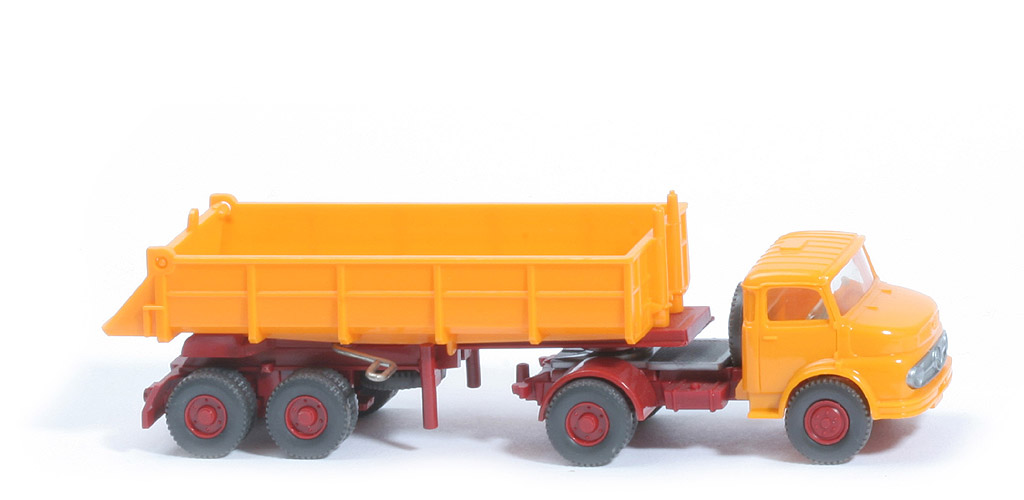 MB LP 1413 Alter Hinterkipper m. Lüfter - FH hellorangegelb, Mulde hellorangegelb - 677/4k