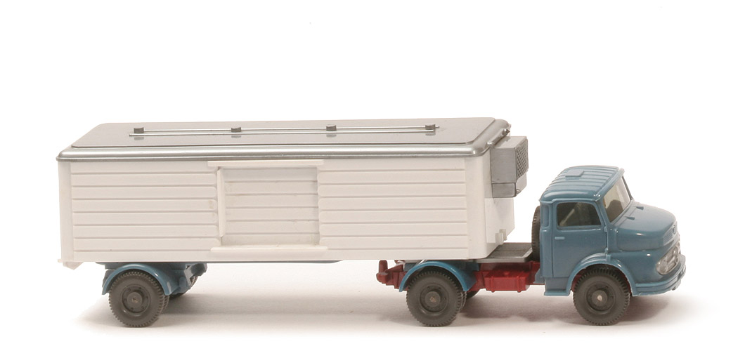 MB 1413 Kühlsattelzug m. Lüfter - Köbo stark - ZM mattgraublau/hellbraunrot - 520/33b