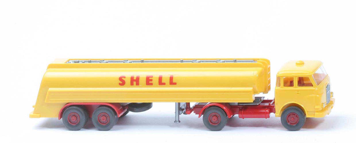 MAN 10.230 Shell-Tanksattelzug - Bolzen klein, m. Zugh., "S H E L L" - 802/1
