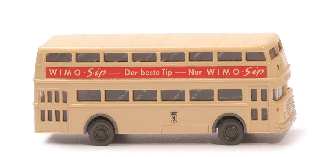 Büssing D2U geschlossen Wimo Sip - Linie 2 (Lankwitz) - 722/5d