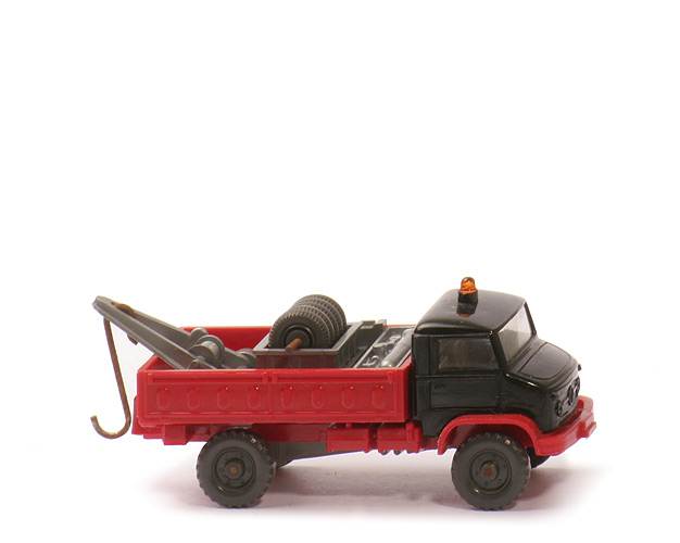 Unimog S Werkstattwagen - 1 Warnlicht, FH schwarz, PR, CH rot, BP WM - 366/2b