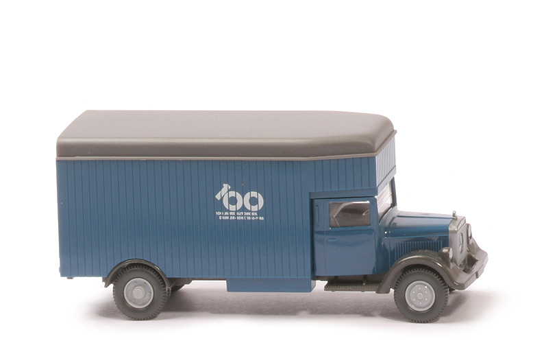 Mercedes L 2500 Möbel-Lkw - 100 Jahre, capriblau - Mercedes (27) 1