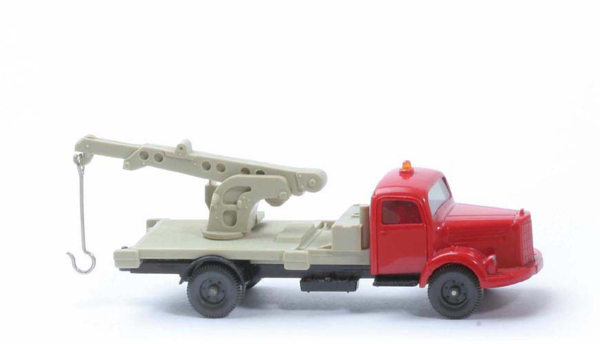 MB L 3500 S Alter Autokran - Kranausleger 6 Bohrungen, Gelblicht klein - 421/1b