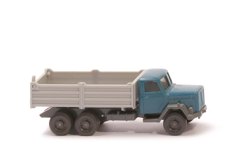 Magirus Saturn Hochpritschenkipper - FH azurblau, PR silbergrau, CH basaltgrau - 424/5d