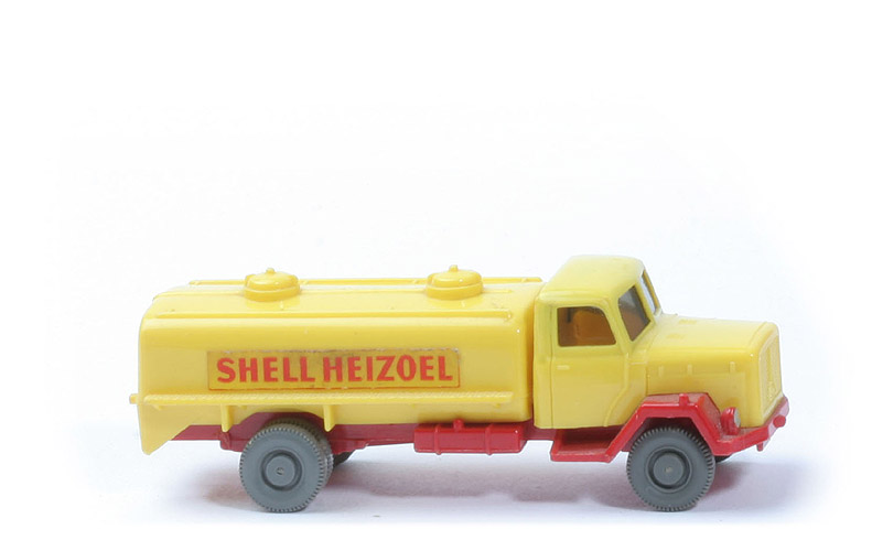 Magirus Saturn Spezial Kesselwagen - Shell Heizöl - Kabine zinkgelb - 533/1b