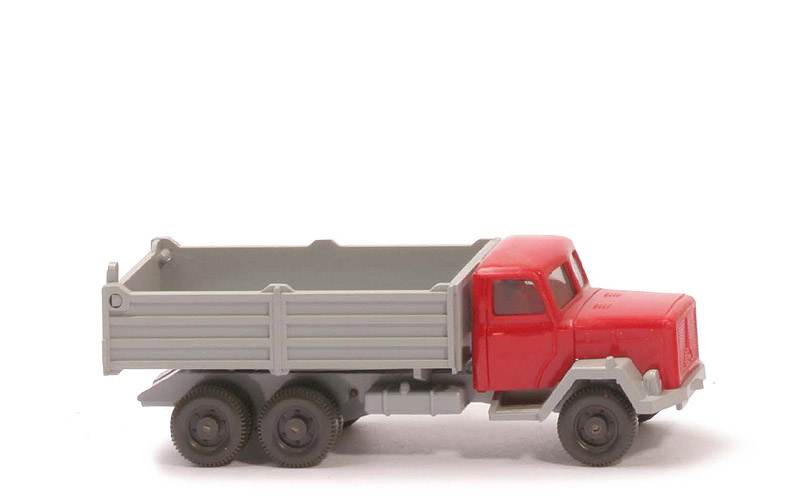 Magirus Saturn Hochpritschenkipper - FH rot, PR, CH silbergrau - 424/5a