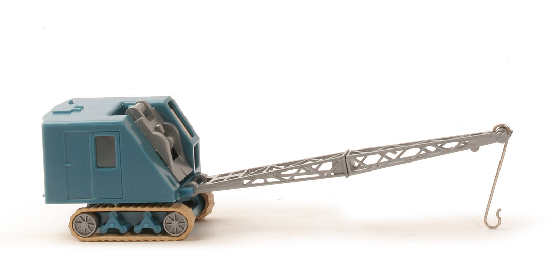 Mobilkran mit Raupen - azurblau, ohne Zahnräder Unterwagen azurblau - 661/2