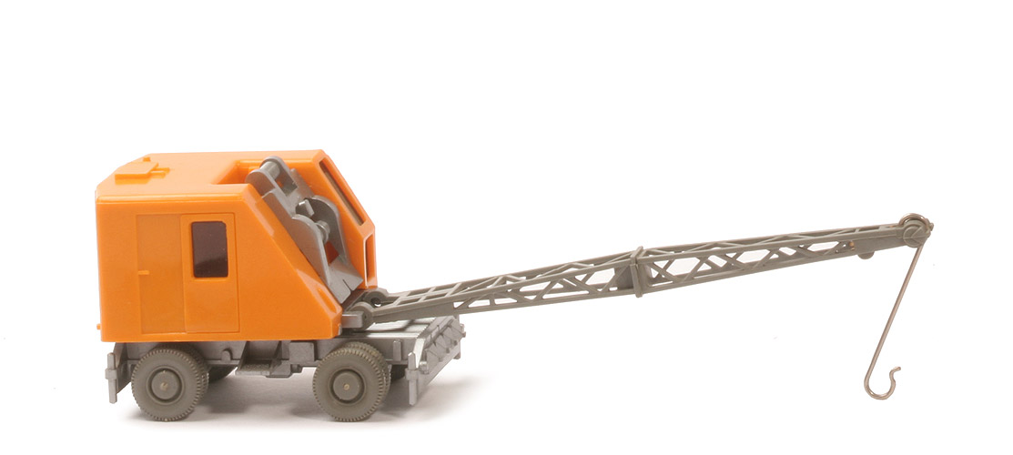 Mobilkran mit Rädern - chromgelb, "66 k", mit Leuchten - 663/2?