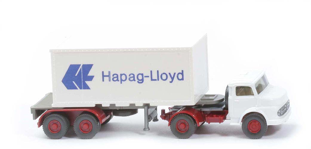MB LS 1413 Container-Sattelzug 20 ft - Hapag-Lloyd neuer Container o. Nr. - Hapag-Lloyd (1413) ?