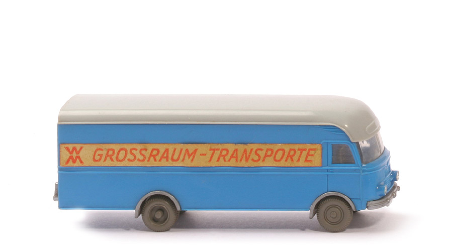 MB LP 312 Großraum-Möbelwagen - WM Großraum-Transporte, himmelblau/silbergrau - 500/3b