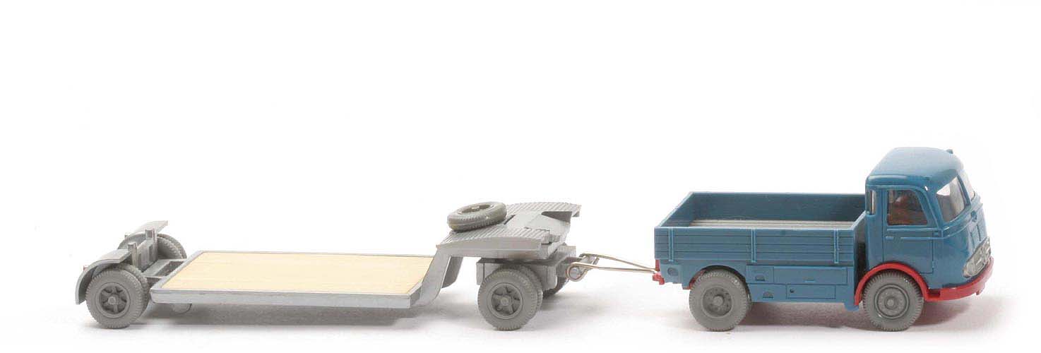 MB LPS 332 Pullman - Alter Schwergut-Zug - FH, PR azurblau, CH hellbraunrot - 492/6b