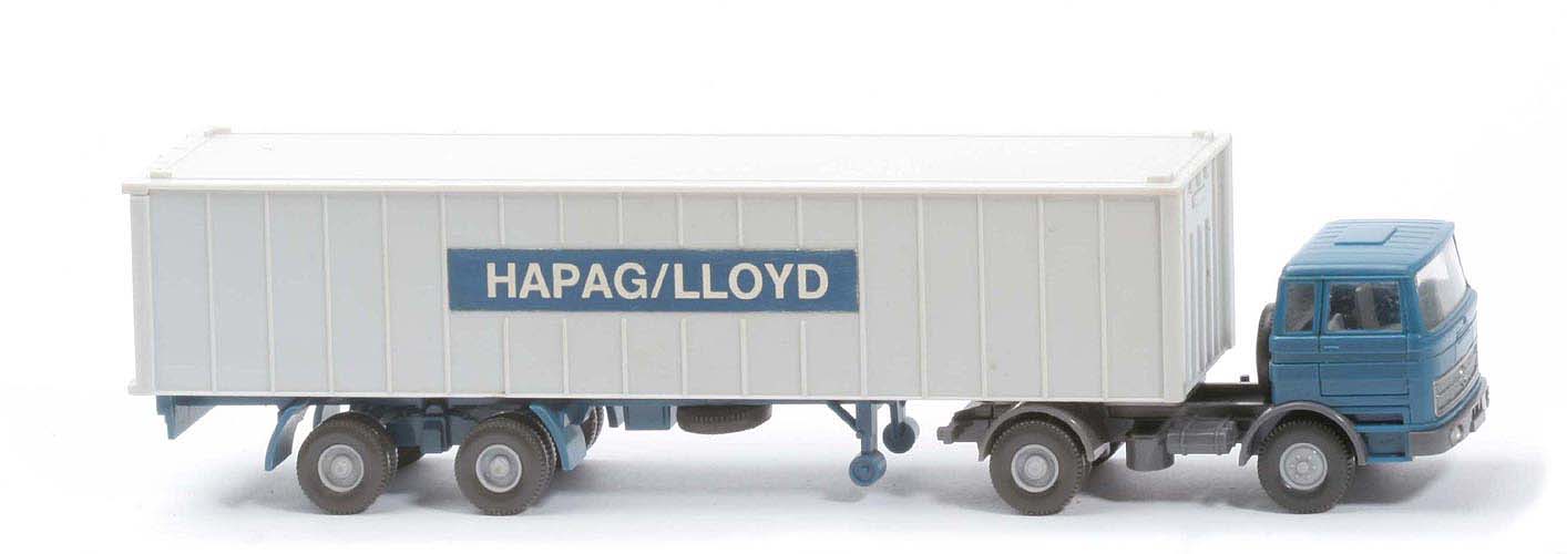 MB LPS 1620 Container-Sattelzug I - Hapag-Lloyd azurblau / staubgrau - 523/2e