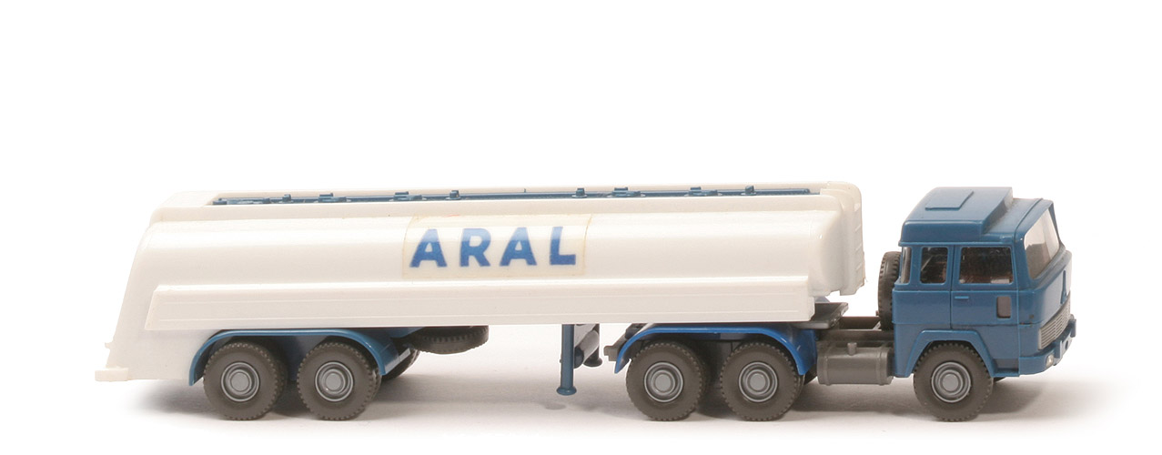 Magirus 235 D Aral-Tanksattelzug - Folie, capriblau - 801/10d