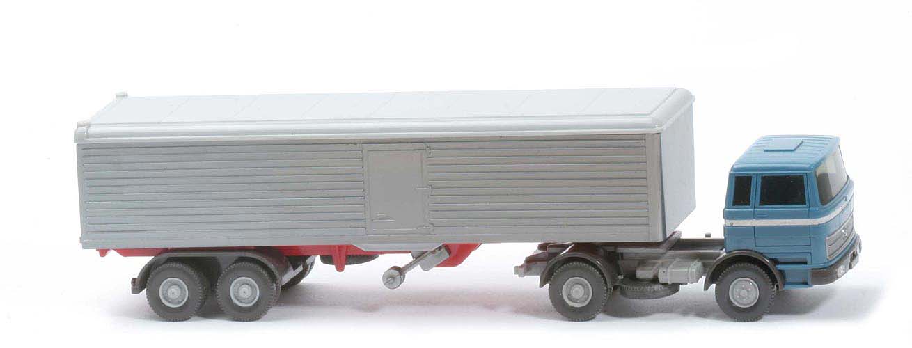 MB LPS 1620 Großraum-Sattelzug - Stütze bewegl. - Aufl.-Chassis rot - 524/1e - ff