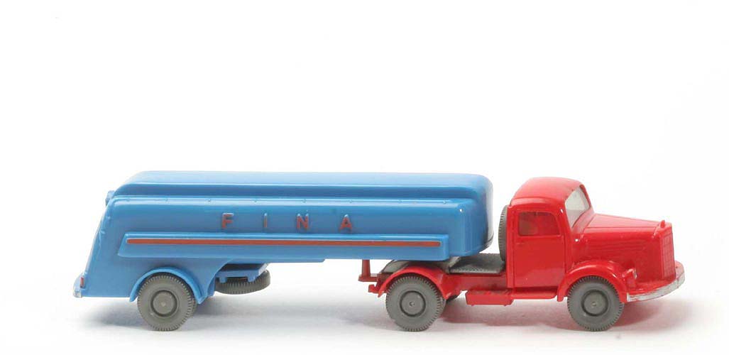 MB L 3500 S Alter Tanksattelzug - Fina, ohne Blinker - Fina (1A) a