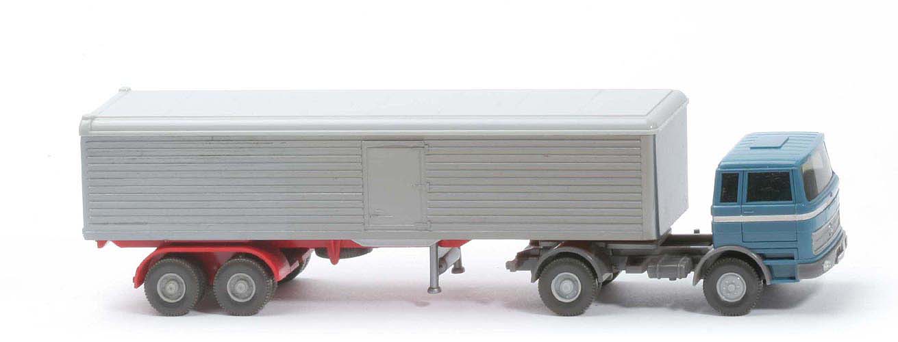 MB LPS 1620 Großraum-Sattelzug - Stütze starr - Aufliegerchassis rot - 524/2 -? - ff