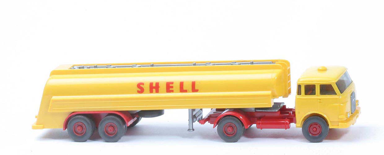 MAN 10.230 Shell-Tanksattelzug - Bolzen klein, o. Zugh., "S H E L L" - 802/2a #