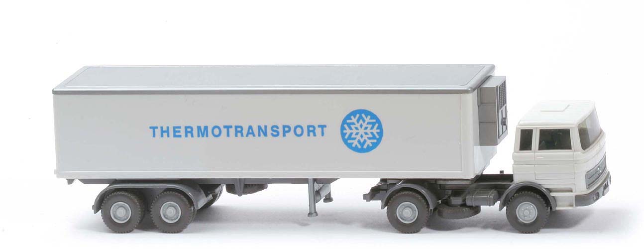 MB LPS 1620 Tiefkühlsattelzug Thermotransport - ZM altweiß/basaltgrau, Auflieger: Dach silbern, CH basaltgrau - 528/8c