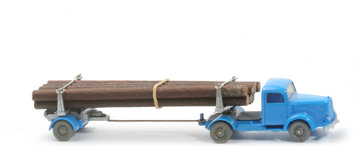 MB L 5000 S Langholztransporter - FH, CH himmelblau - 390/9b