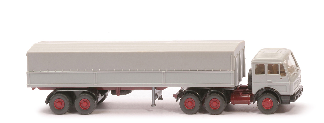 MB 2632 S Alupritsche - Aufbau silbergrau, Grill integriert - 515/2b