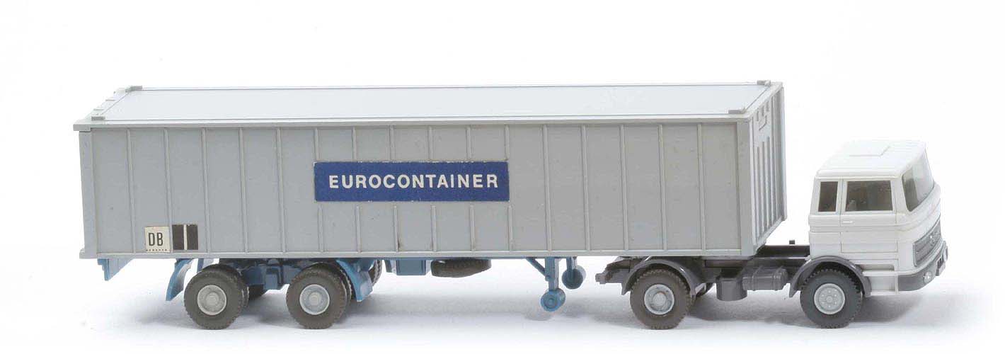 MB LPS 1620 Container-Sattelzug II - EUROCONTAINER FH grauweiß, CH basaltgrau - 523/11d
