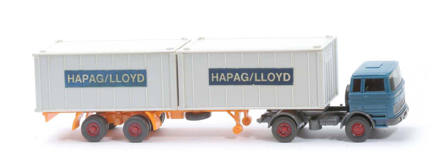 MB LPS 1620 Container-Sattelzug - Hapag-Lloyd azurblau / ... / basaltgrau - Hapag-Lloyd 5?