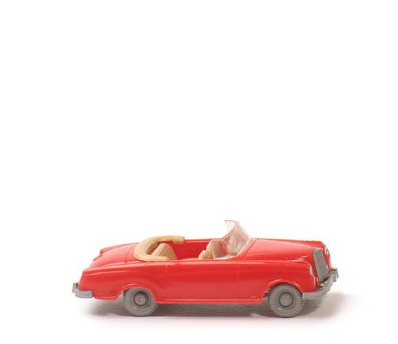 Mercedes 220 Cabrio - orangerot, ohne Stern - 143/1a