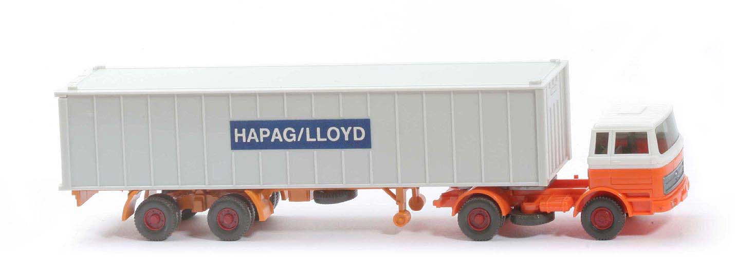 MB LPS 1620 Container-Sattelzug - Hapag-Lloyd, FH weiß/orange, CH orange - Hapag-Lloyd 5?