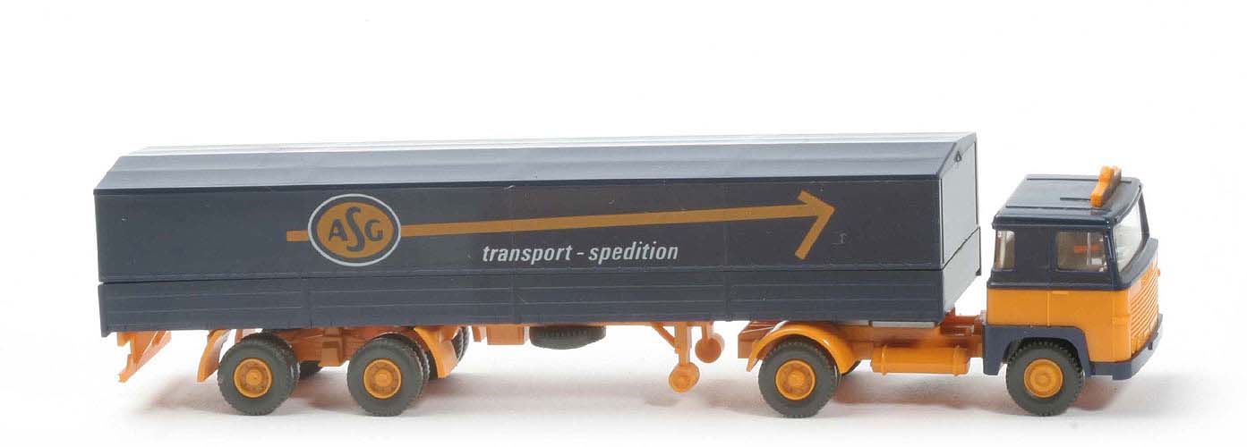 Scania 111  Pritschen-Sattelzug - ASG ohne Logo / ohne Schw - 533/5