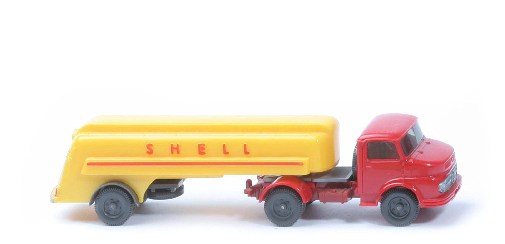 MB LS 1413 Alter Tanksattelzug - Shell m. Hecklogo quadratisch - 800/28