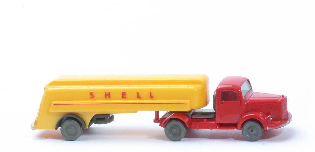MB L 3500 S Alter Tanksattelzug - Shell, ZM rot, AH geschlossen - 800/20