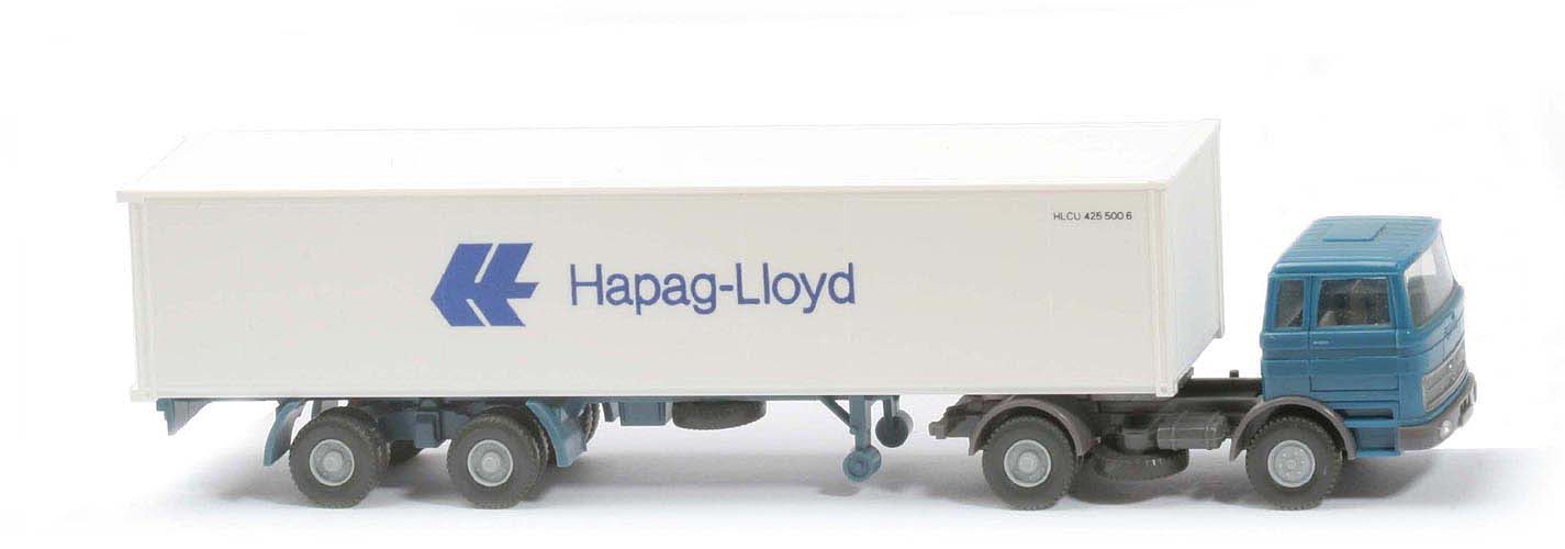 MB LPS 1620 Container-Sattelzug - Hapag-Lloyd  azurblau / ... / basaltgrau - Hapag-Lloyd 5?